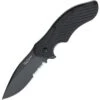 Kershaw 1605CKTST Clash Assisted Opening Part Serrated Black Finish Blade Knife With Textured Black Injection Molded Handle -Pocket Knives Sales 120555 120584