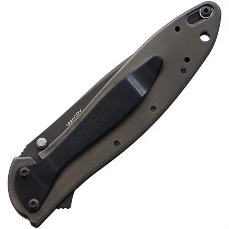 Kershaw 1660GRY Leek Linerlock Knife A/O Gray 4 Kershaw 1660GRY Leek Linerlock Knife A/O Gray - Image 2