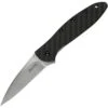 Kershaw 1660CF Leek Carbon Fiber Serrated Blade Assisted Opening Lockback Folding Pocket Knife -Pocket Knives Sales 215635 215651