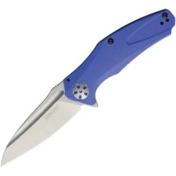 Kershaw 7007BLU Natrix Assisted Opening Framelock Knife With Blue G10 Handle