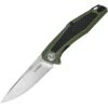 Kershaw 4037OL Atmos Linerlock Olive Knife With Carbon Fiber Inlay G10 Handle -Pocket Knives Sales 225385 225389
