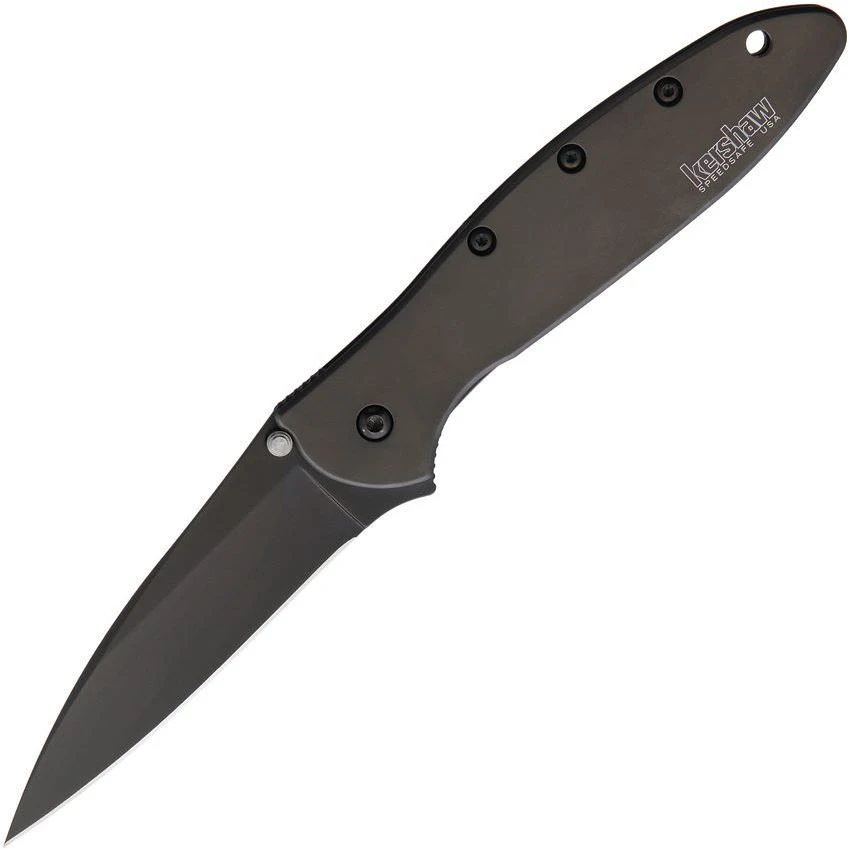 Kershaw 1660GRY Leek Linerlock Knife A/O Gray 3 Kershaw 1660GRY Leek Linerlock Knife A/O Gray